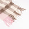 Australian Made Wool Scarf - Orchid Gingham