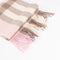 Australian Made Wool Scarf - Orchid Gingham