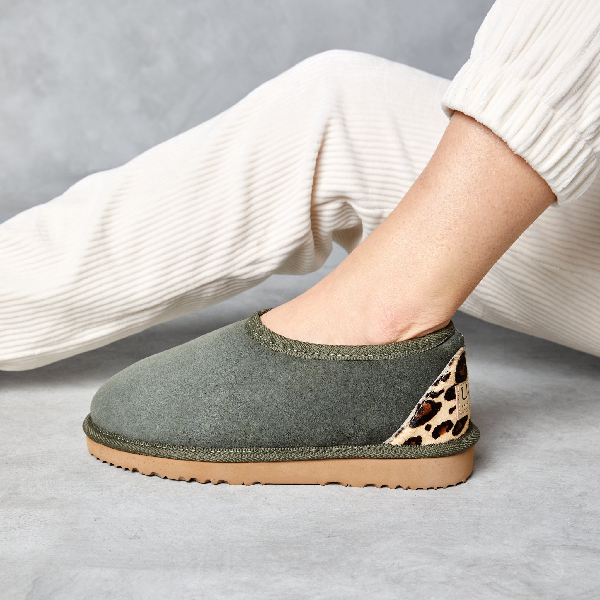 Baby Leopard Halfie Women s Genuine Australian made sheepskin UGG