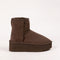 Women's Embossed Classic Mini Platform