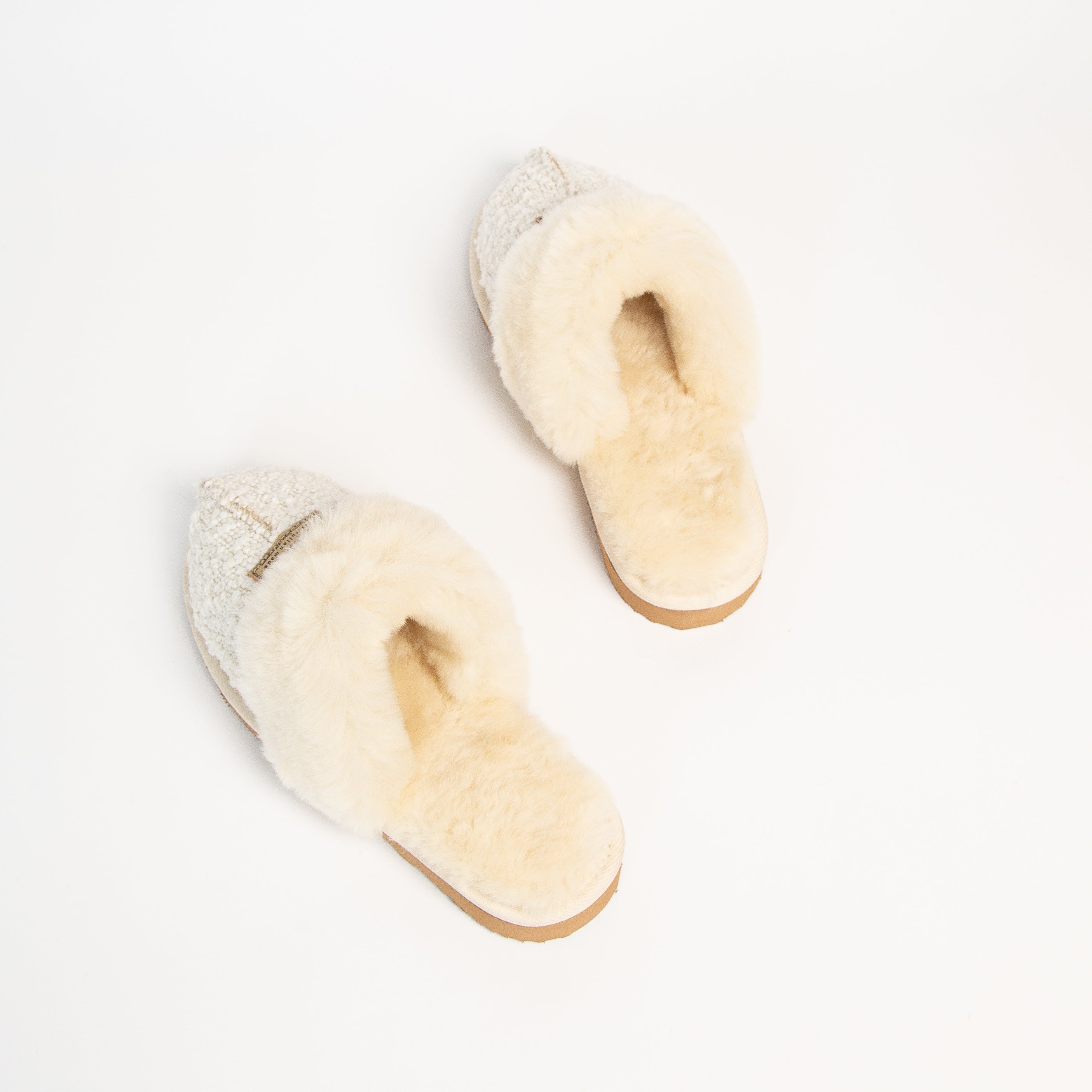 Boucle Designer Slippers Women's Genuine Australian made sheepskin UGG  slippers – UGG Since 1974