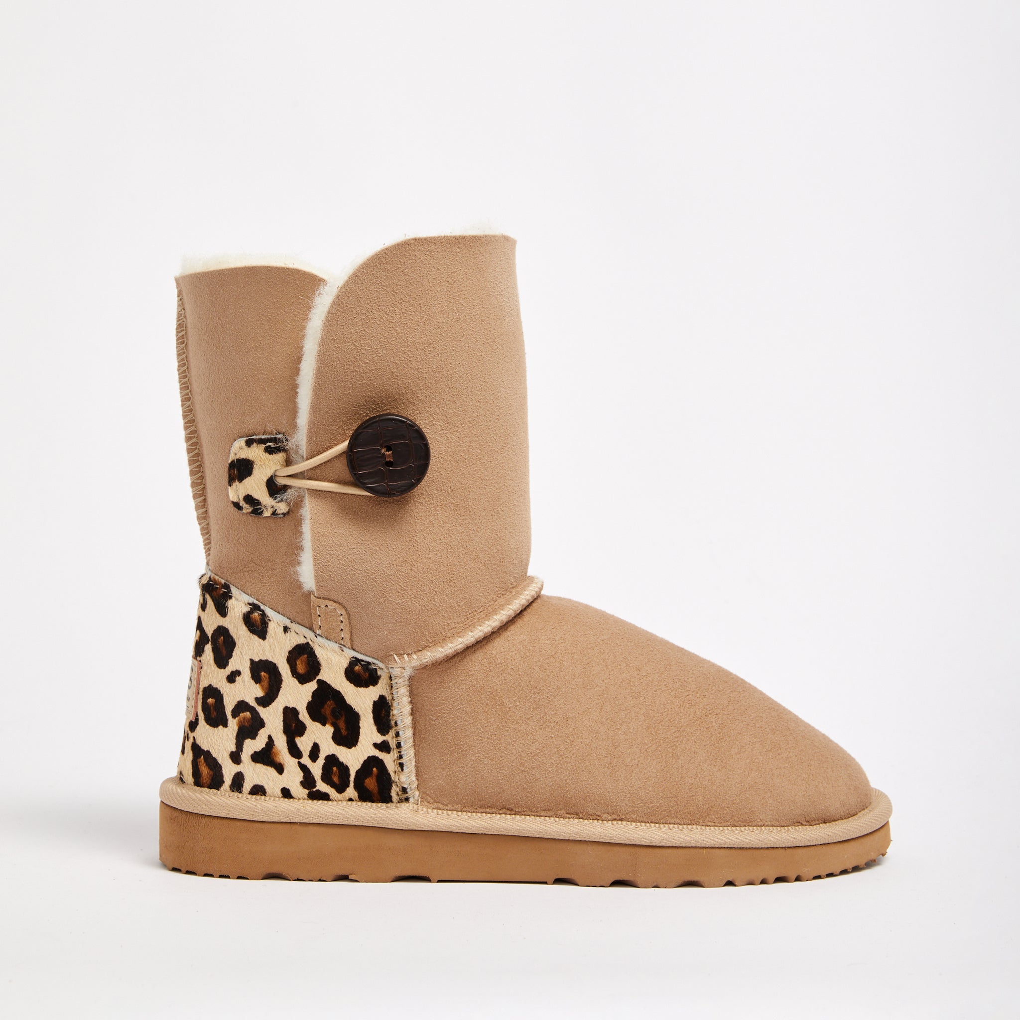Baby leopard uggs hot sale
