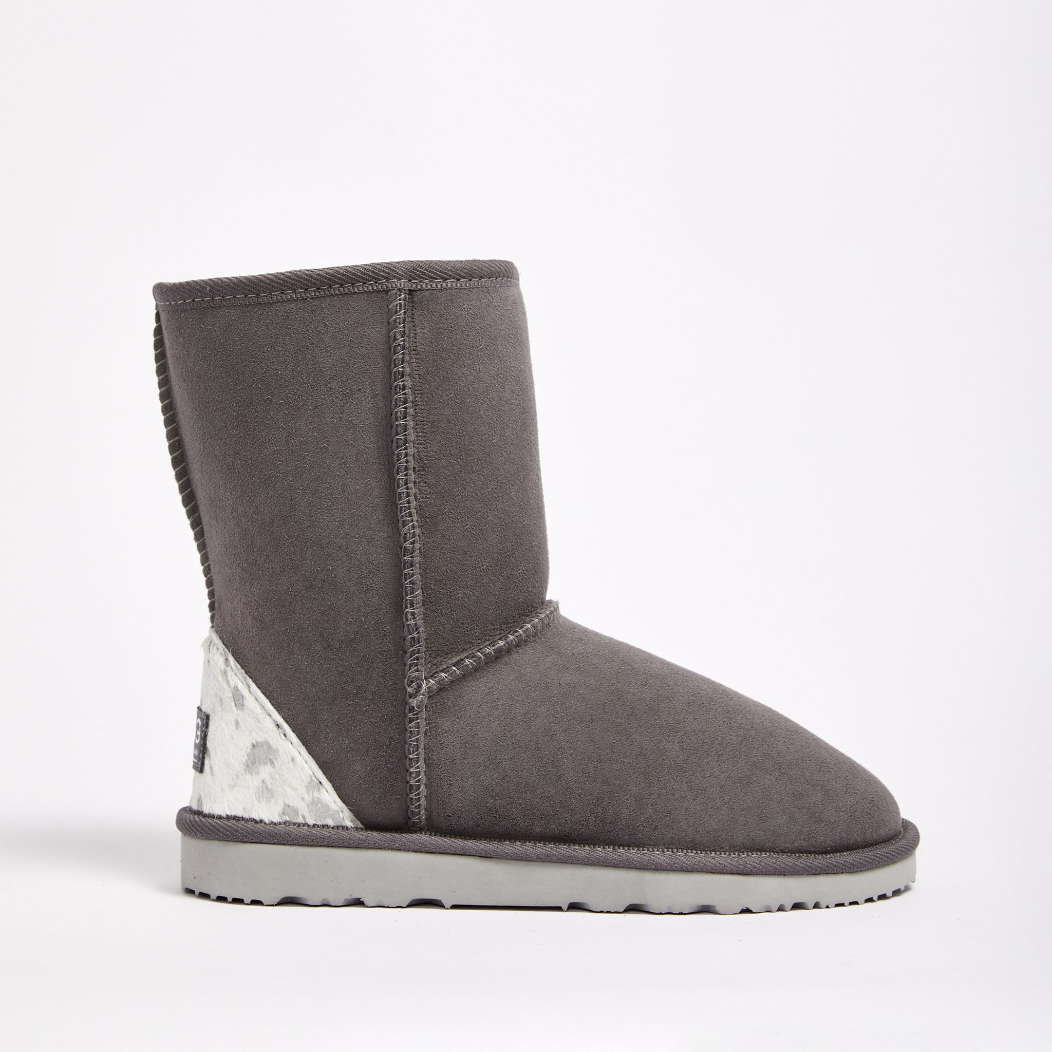Gray ugg booties hot sale