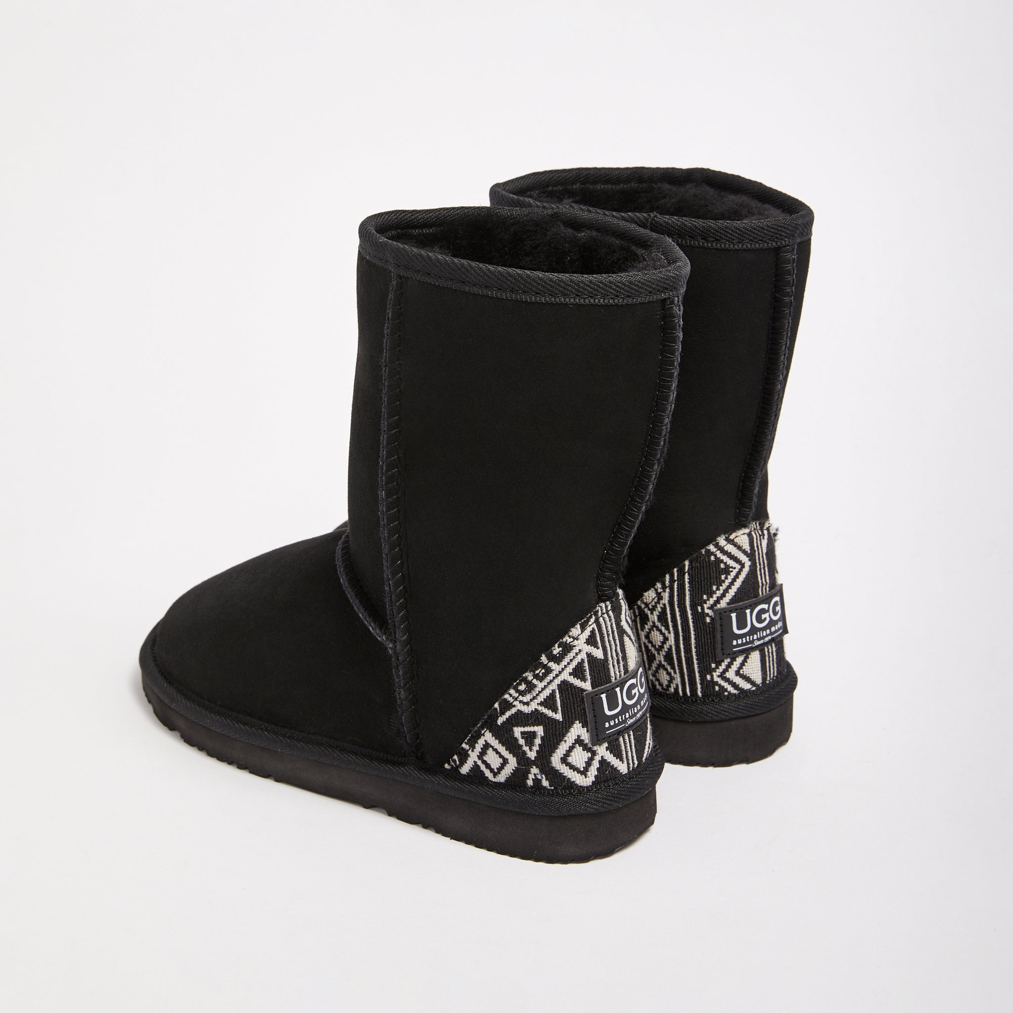 Classic Mid Aztec White Australian Made UGG Boots UGG Since 1974