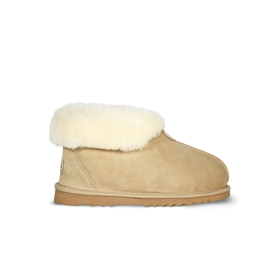 Ankle Slipper Sand sheepskin ugg boot online sale by UGG Australian Made Since 1974 Side view