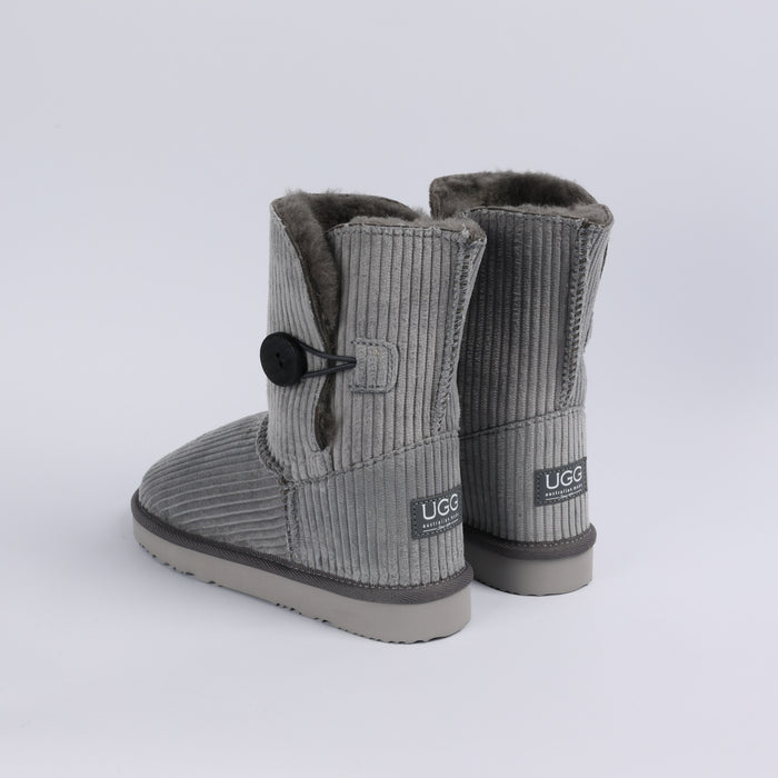 Women's Corduroy Burleigh Button Mid