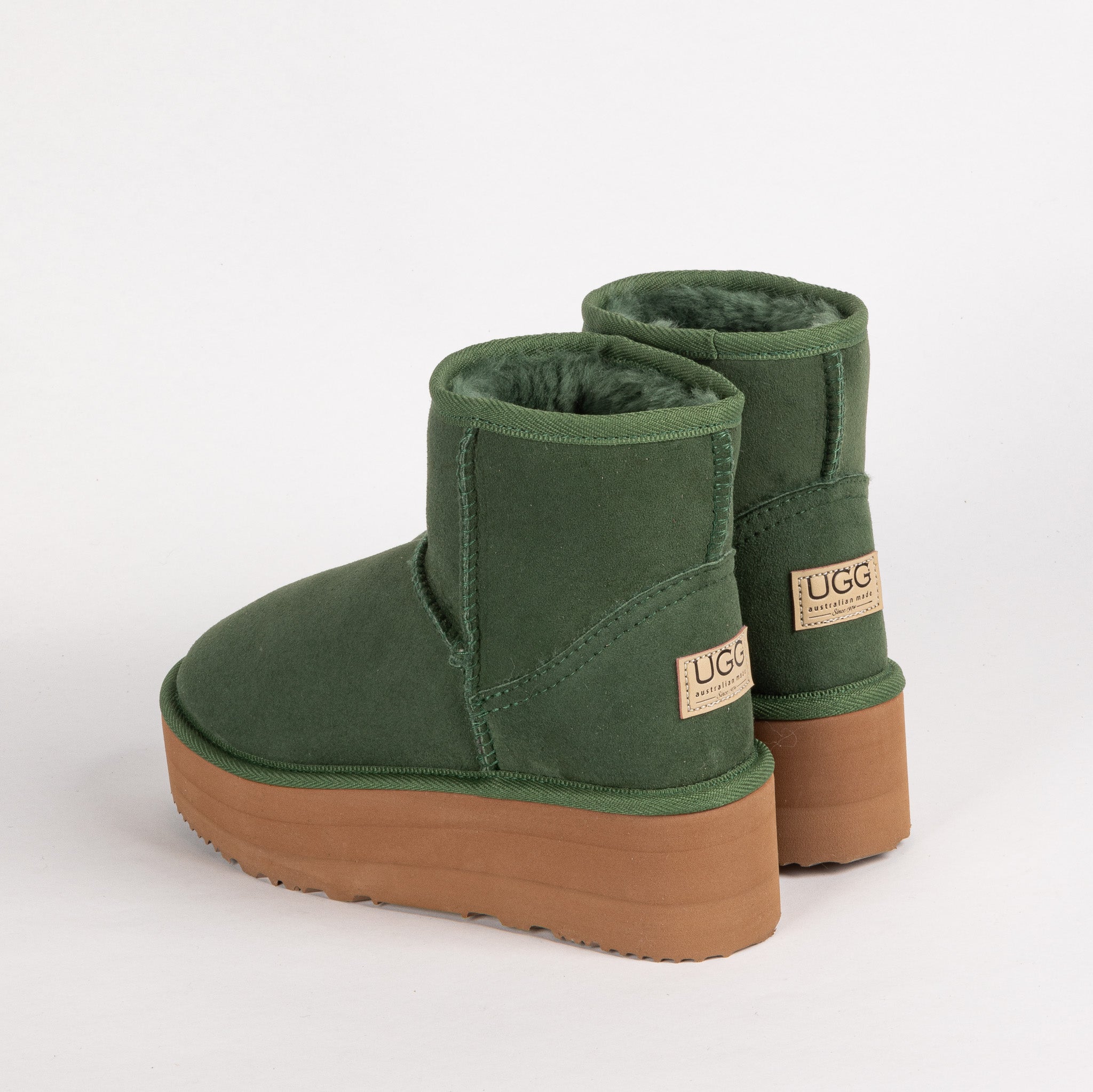 Women s Platform Mini UGG boots handmade in Australia UGG Since 1974