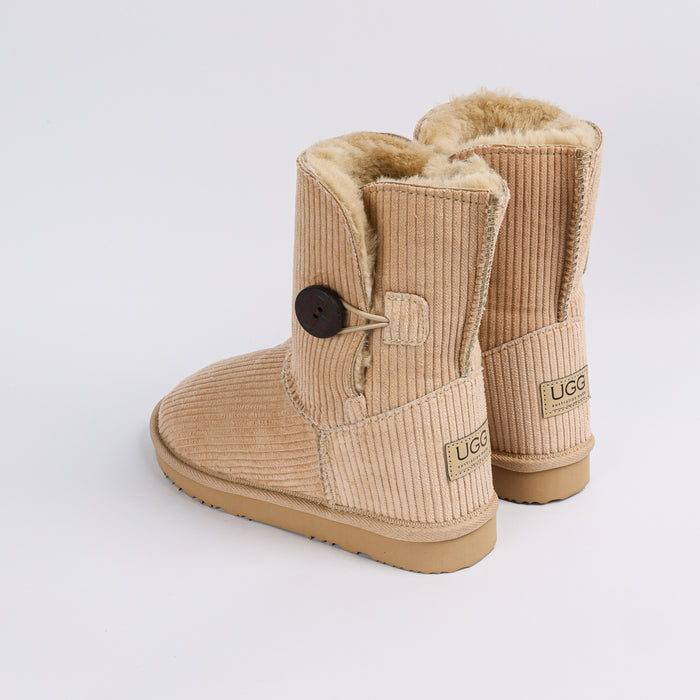Women's Corduroy Burleigh Button Mid