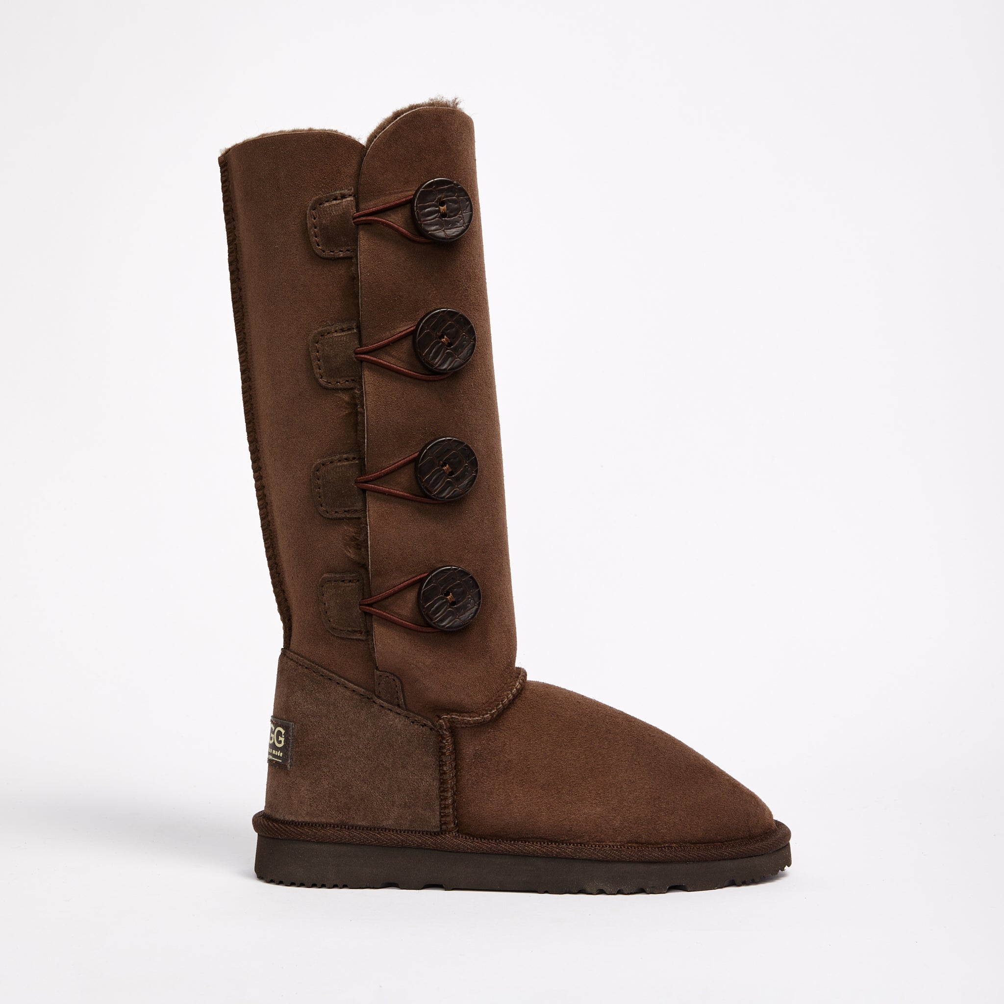 Burleigh Button Quad Women s Genuine Australian made sheepskin UGG boots UGG Since 1974