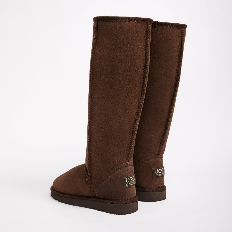 Womens chocolate top ugg boots