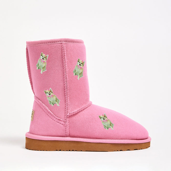 Women&#39;s Custom Mid Pet Printed Ugg Boots