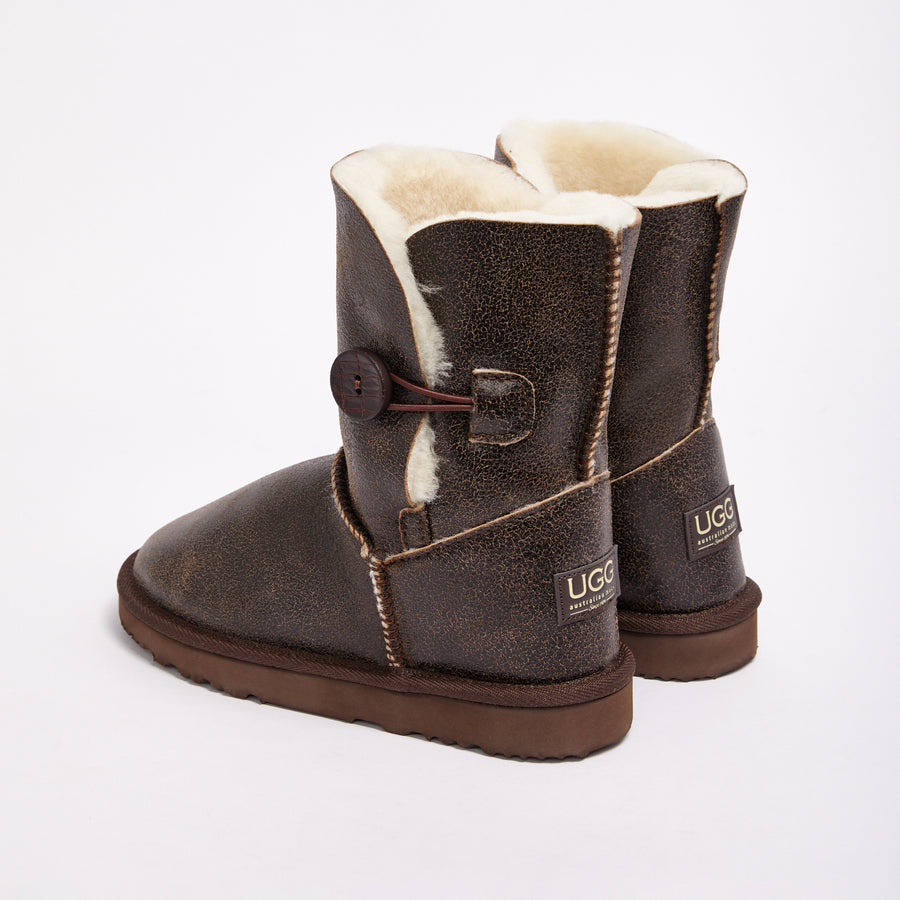 Leather bomber uggs store