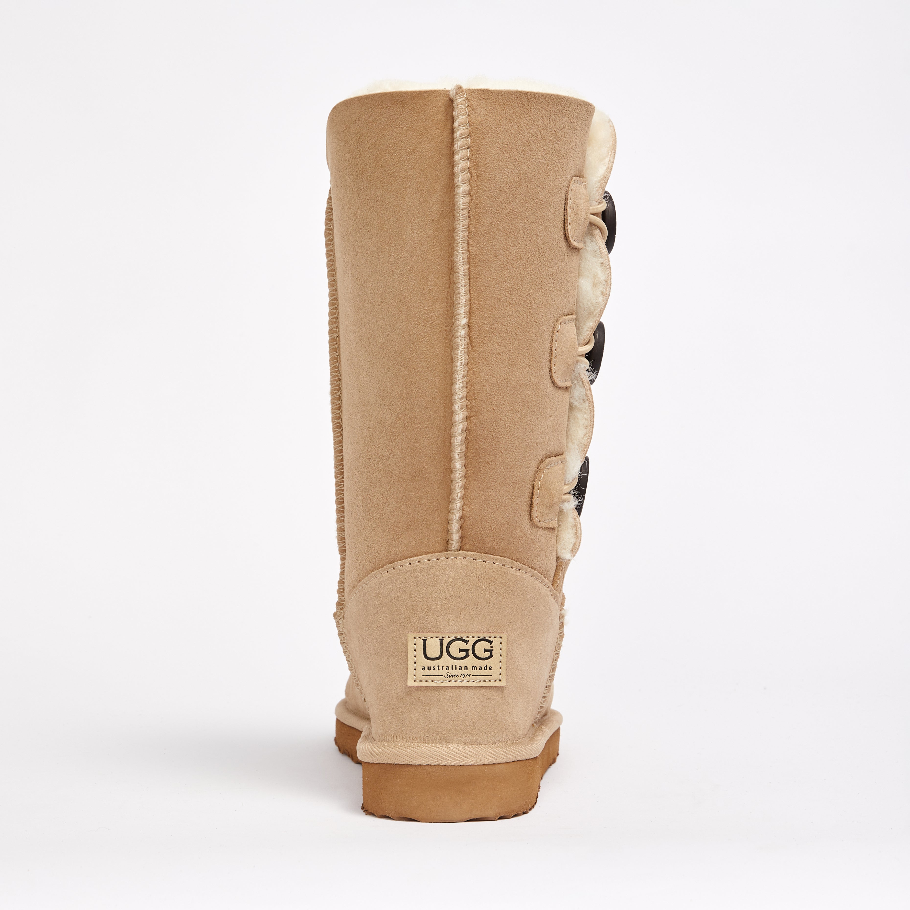Burleigh Button Triplet Women s Genuine Australian made sheepskin UGG boots UGG Since 1974