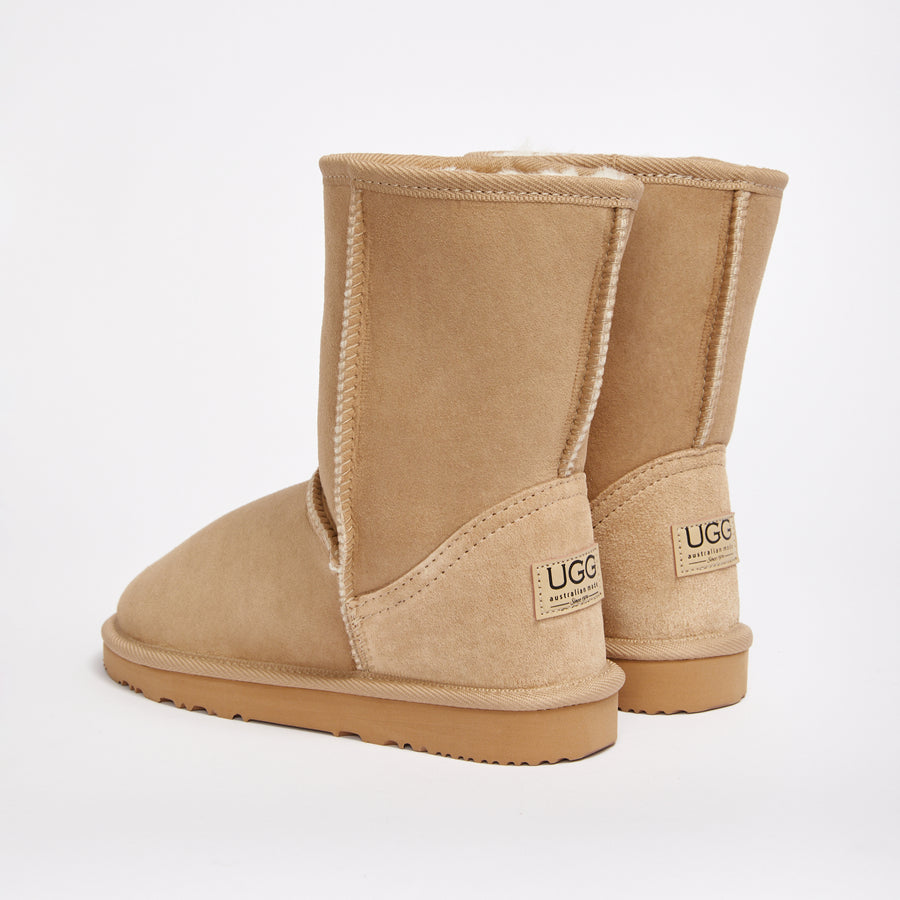 Fawn color ugg top boots