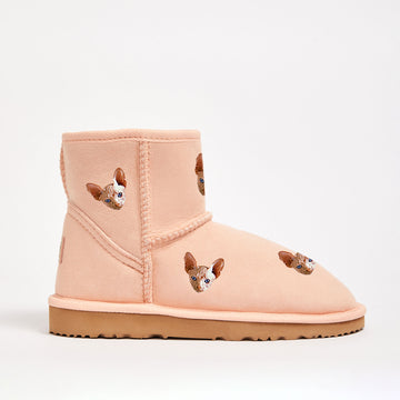 Women's Custom Mini Pet Printed UGG Boots