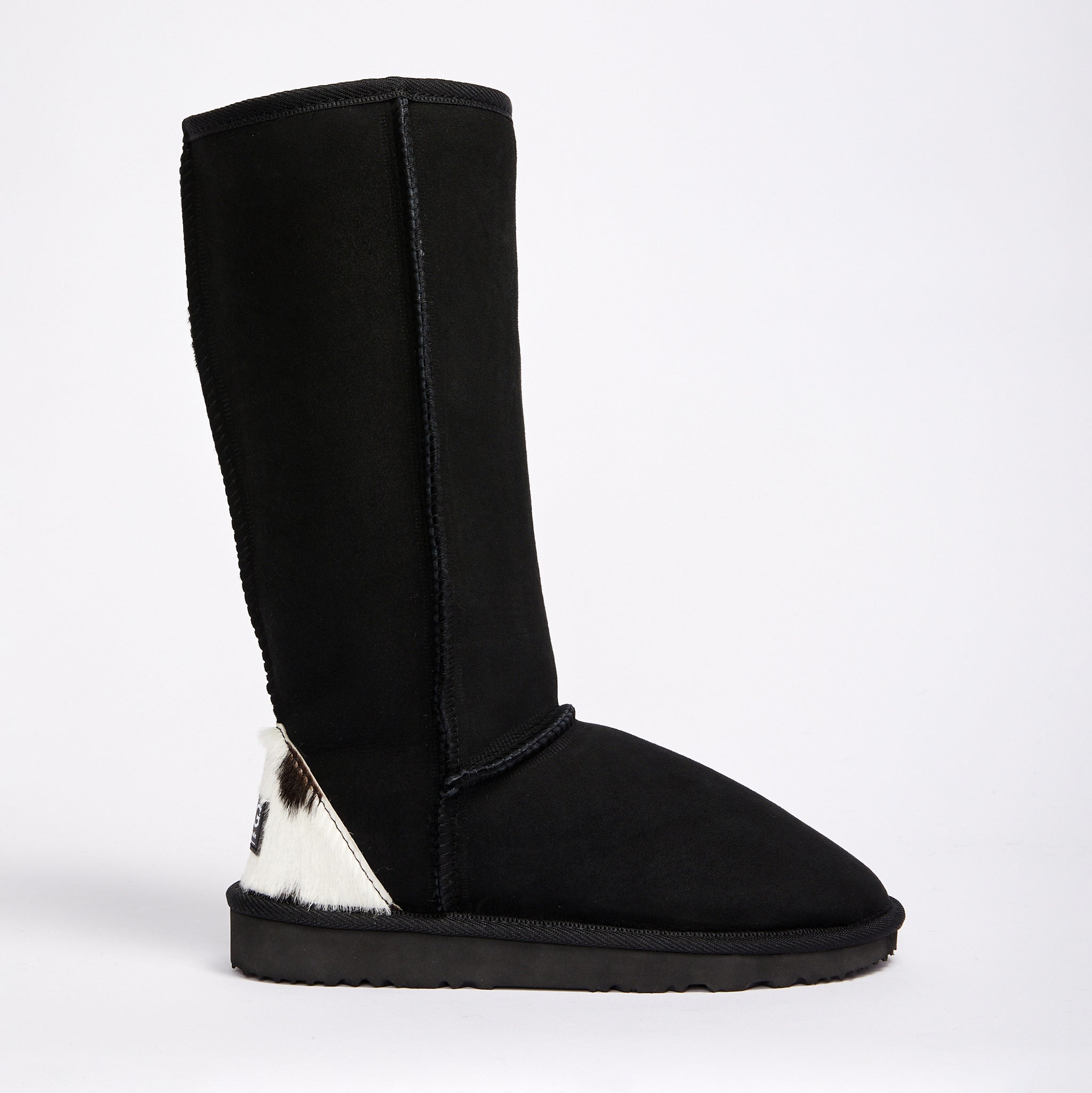 Tall black ugg boots on sale hotsell