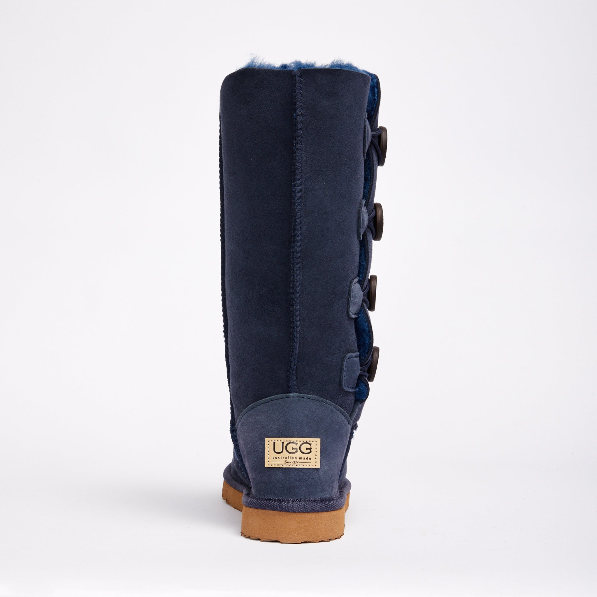 Burleigh Button Quad Women s Genuine Australian made sheepskin UGG boots UGG Since 1974