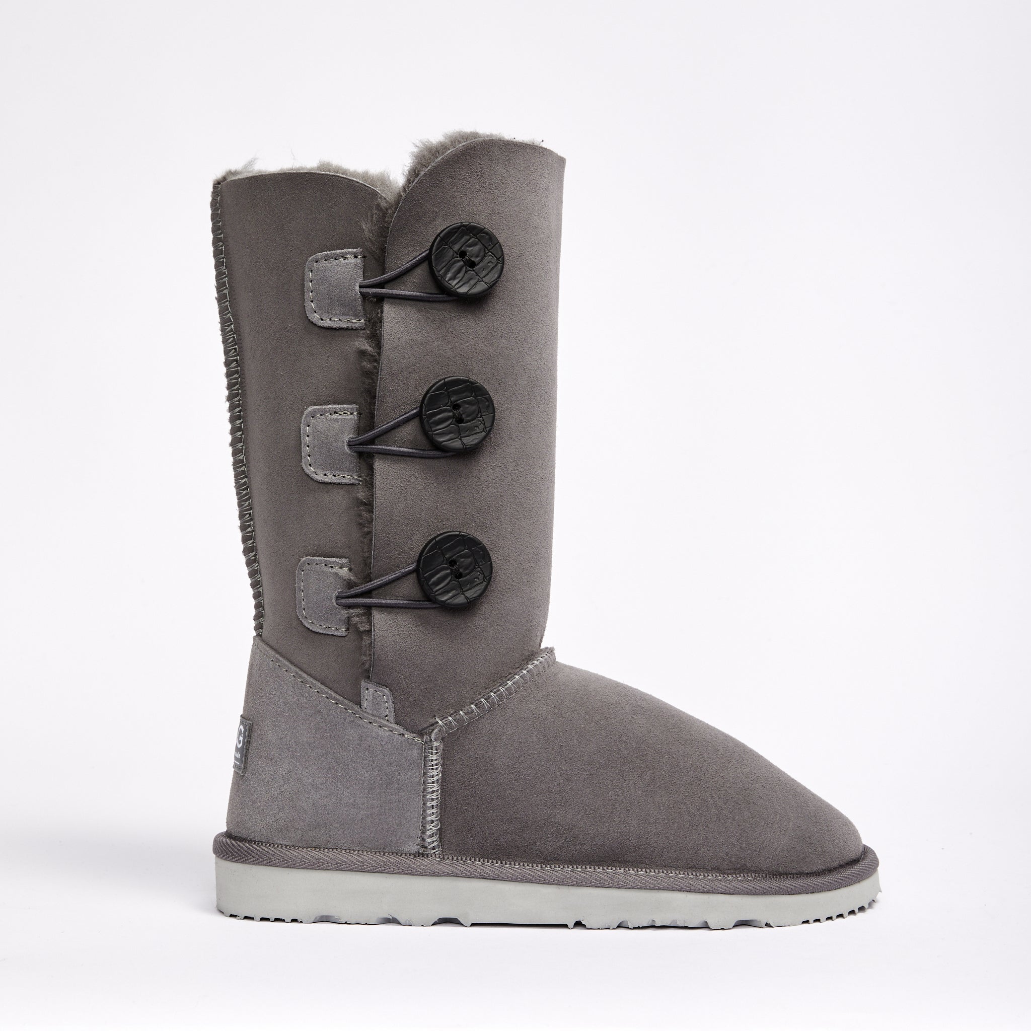 Burleigh Button Triplet Women s Genuine Australian made sheepskin UGG boots UGG Since 1974