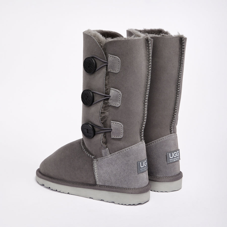 Gray bailey button uggs store