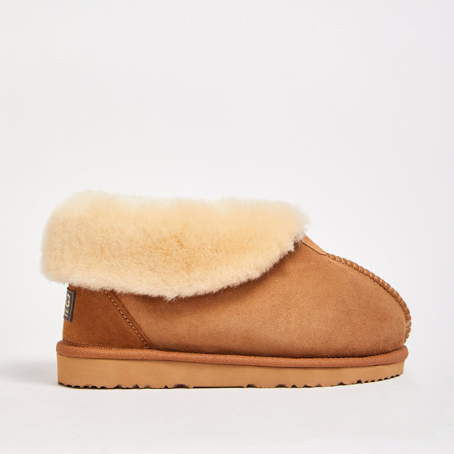 Women's Ankle Slipper Natural