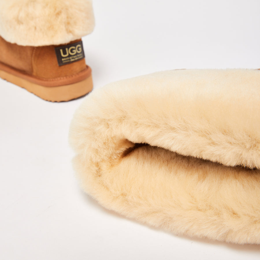 Women's Ankle Slipper Natural