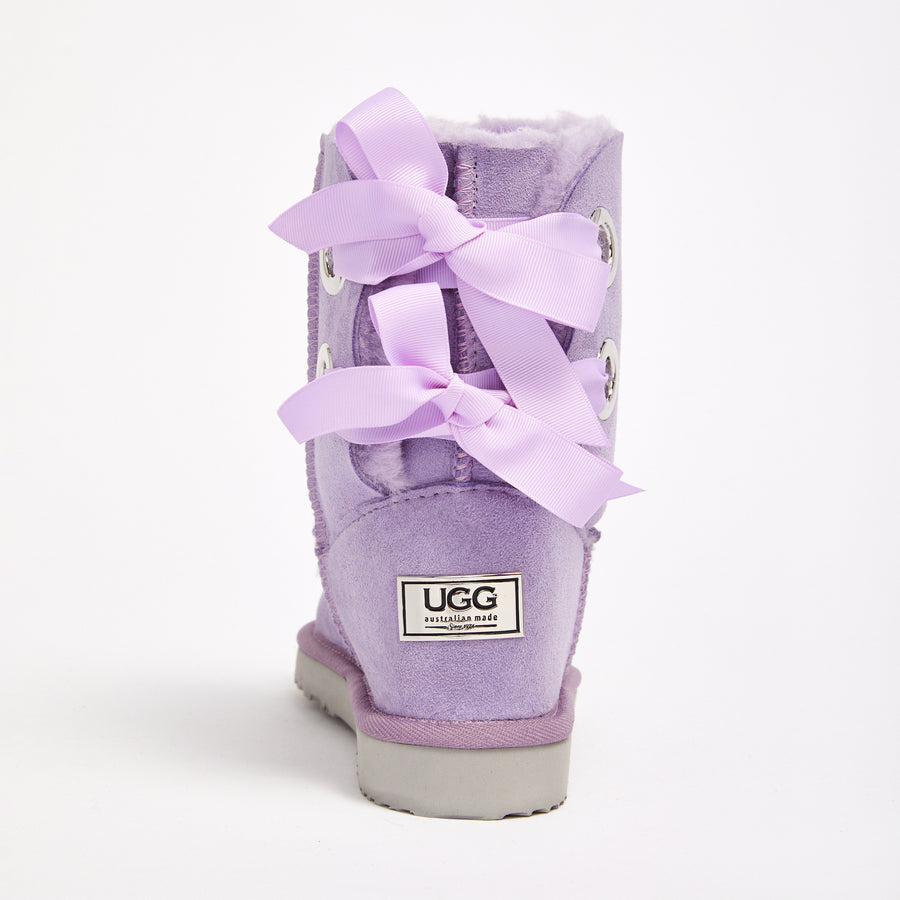 Purple uggs 2024 with bows