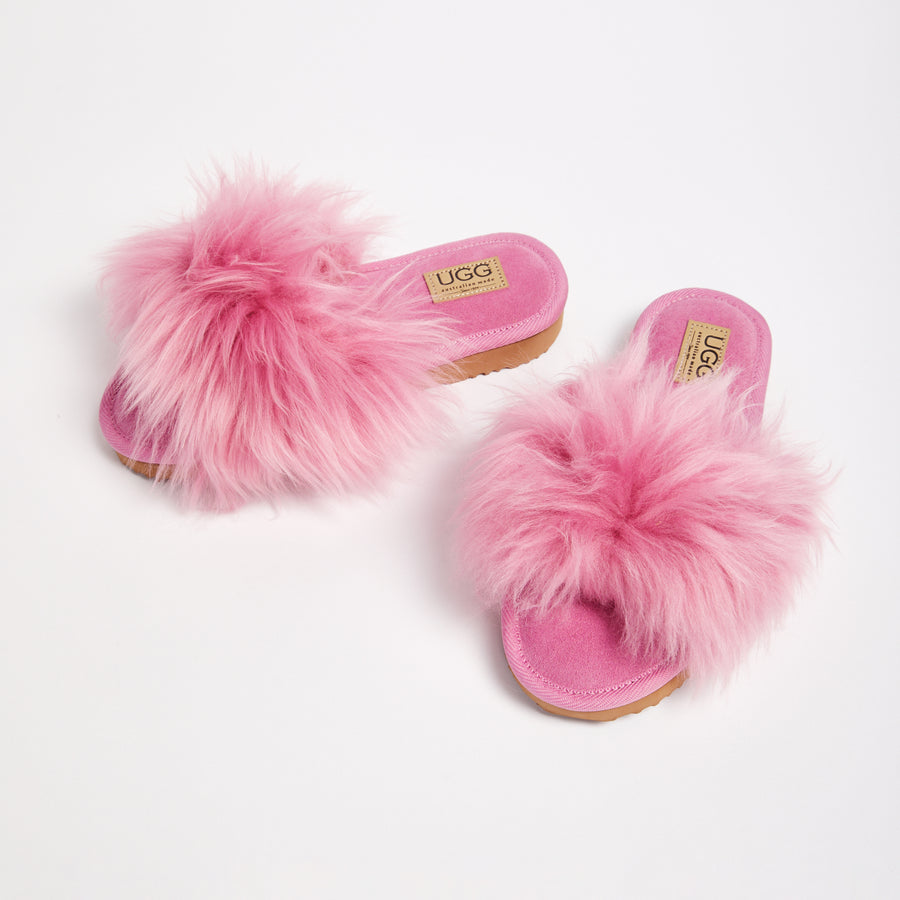 Australian Made Sheepskin Dolly Slides Women s Genuine Australian