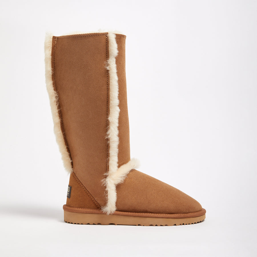 Ugg boots with shop designs on them