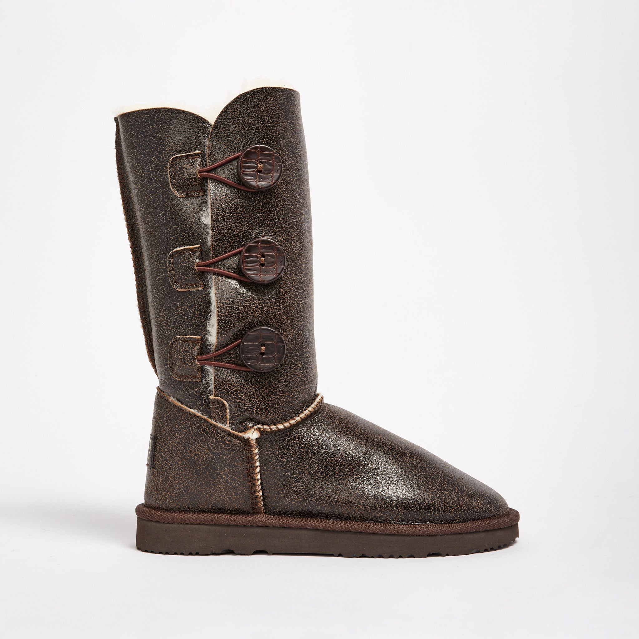 Burleigh Button Triplet Australian Made UGG Boots UGG Since 1974