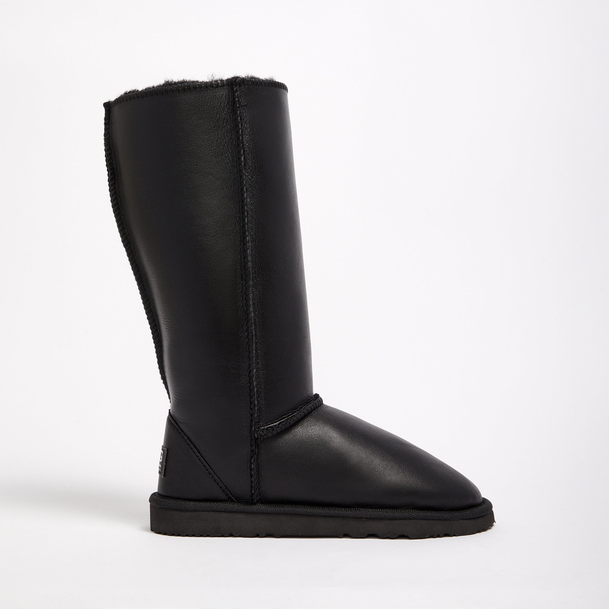 Womens ugg classic tall black boots 2025