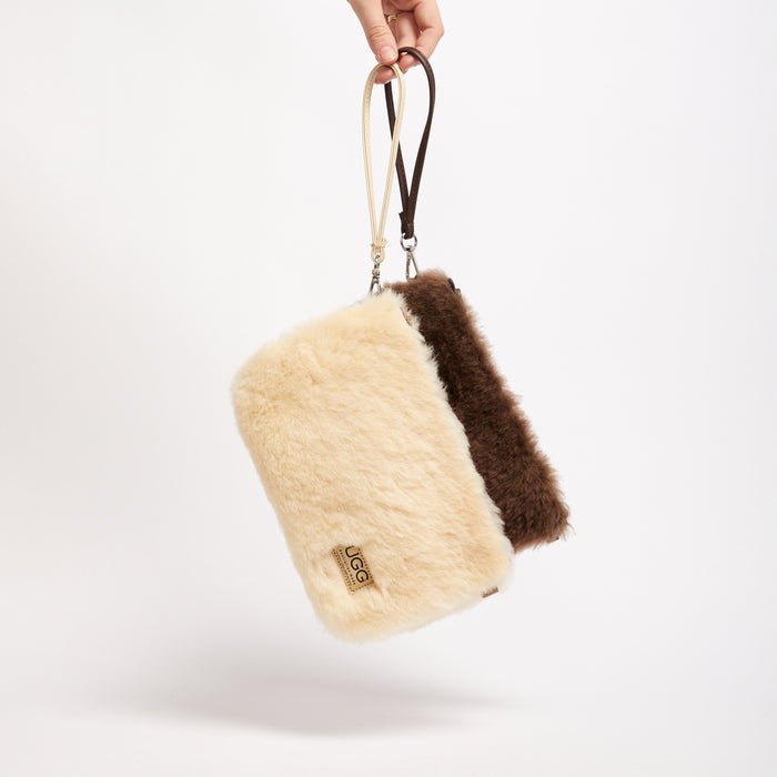 Sheepskin Clutch