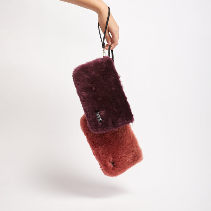 Sheepskin Clutch