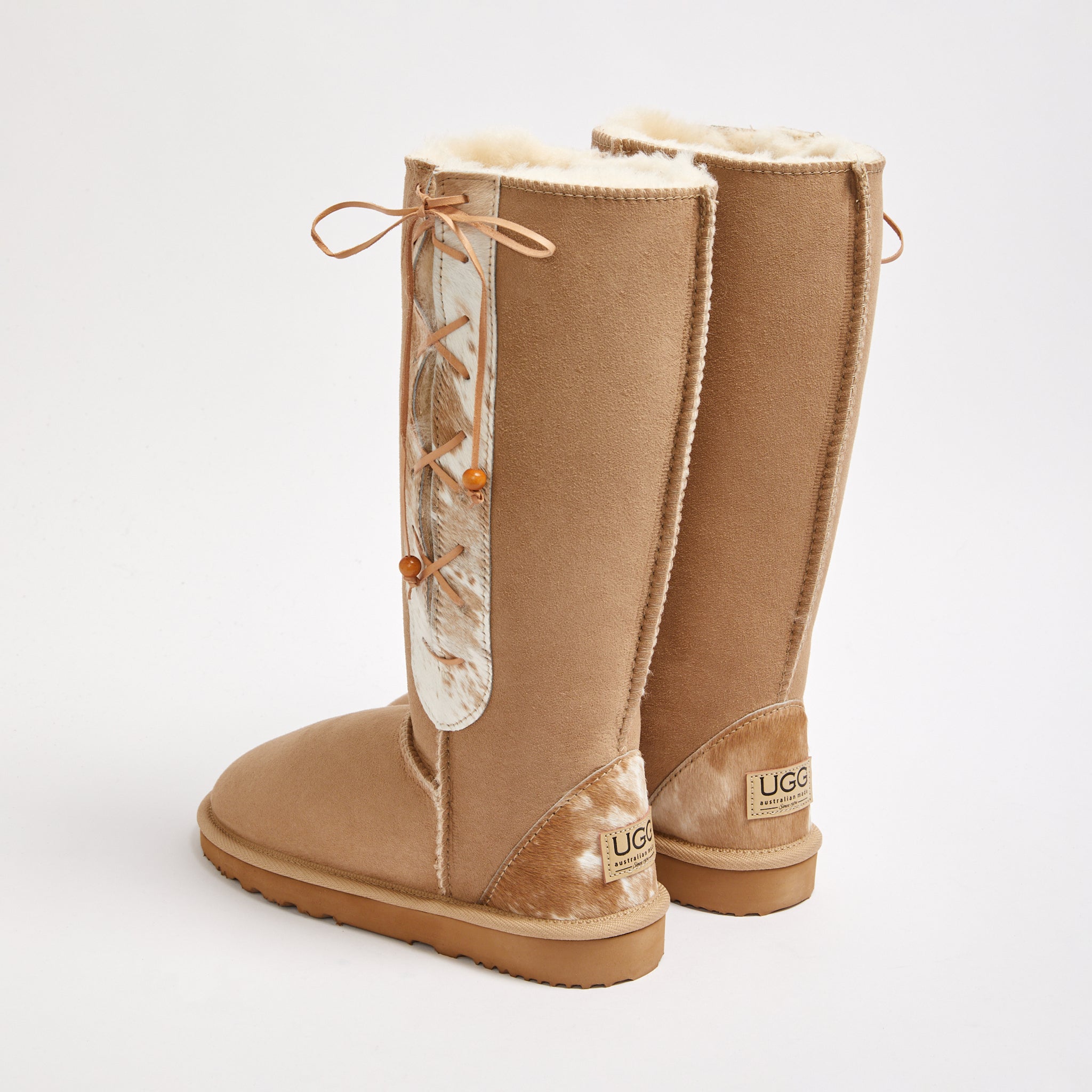 Tall women's lace up ugg boots sale