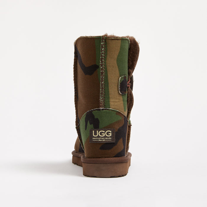 Men&#39;s Camo Button Mid