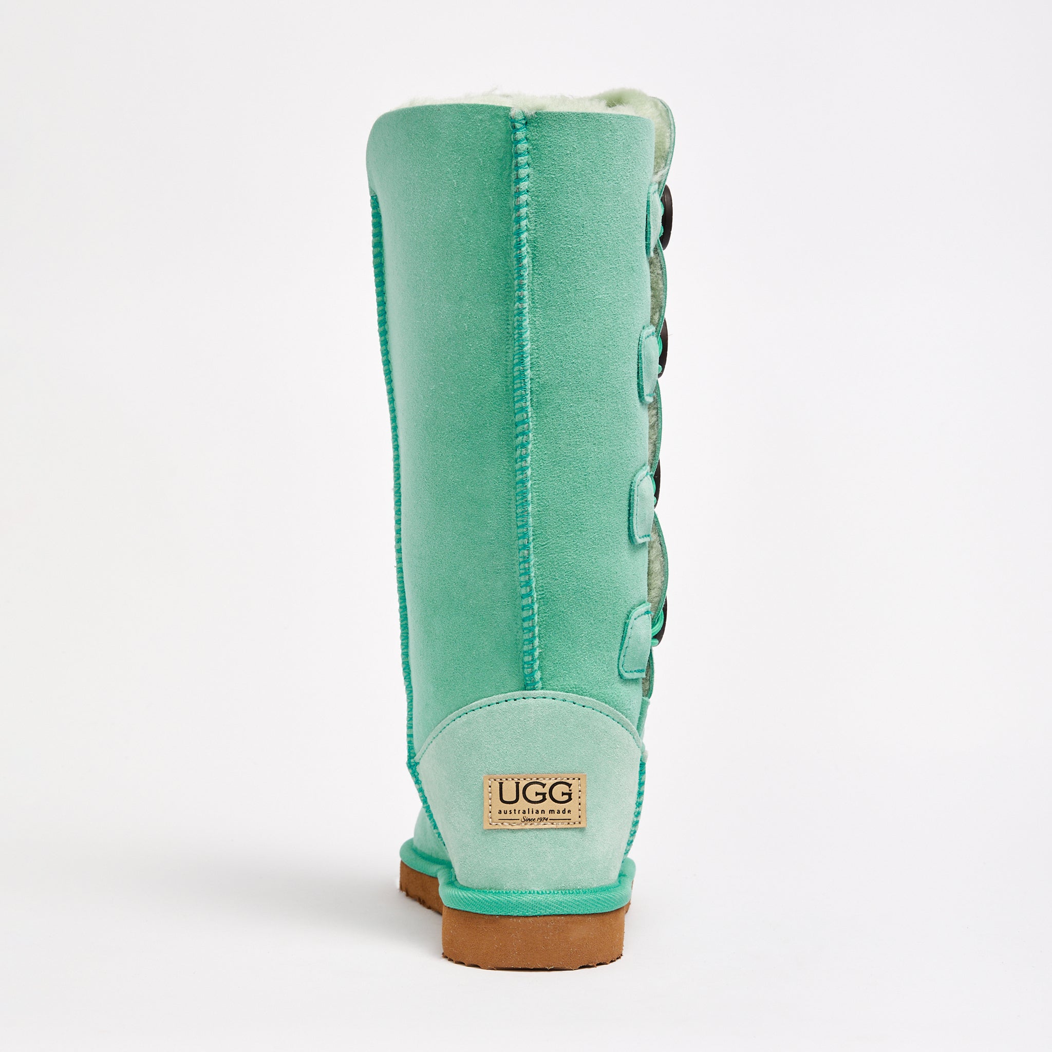Mint green ugg boots top