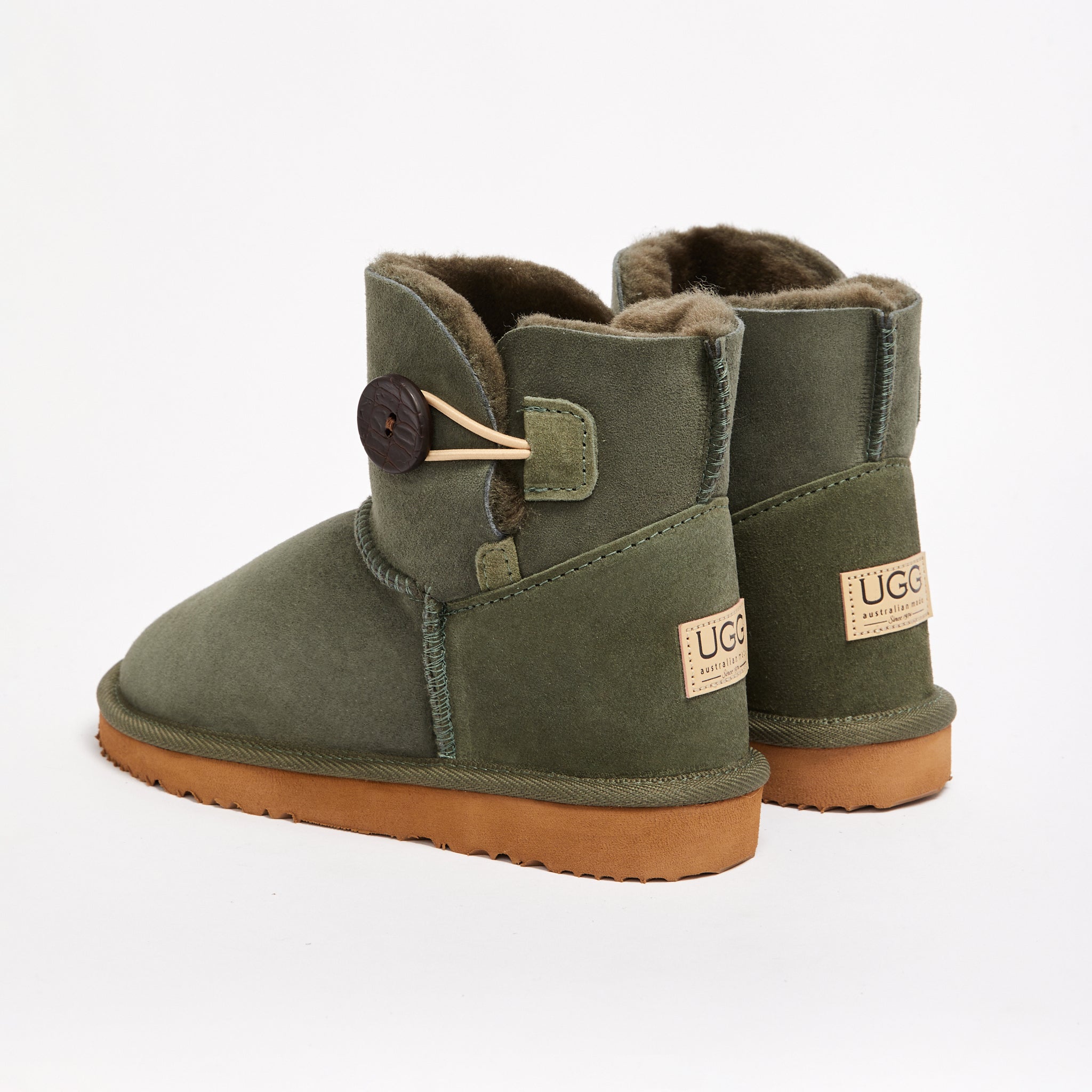 Ugg mini khaki best sale