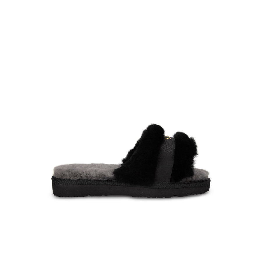 Ugg slides sales women black