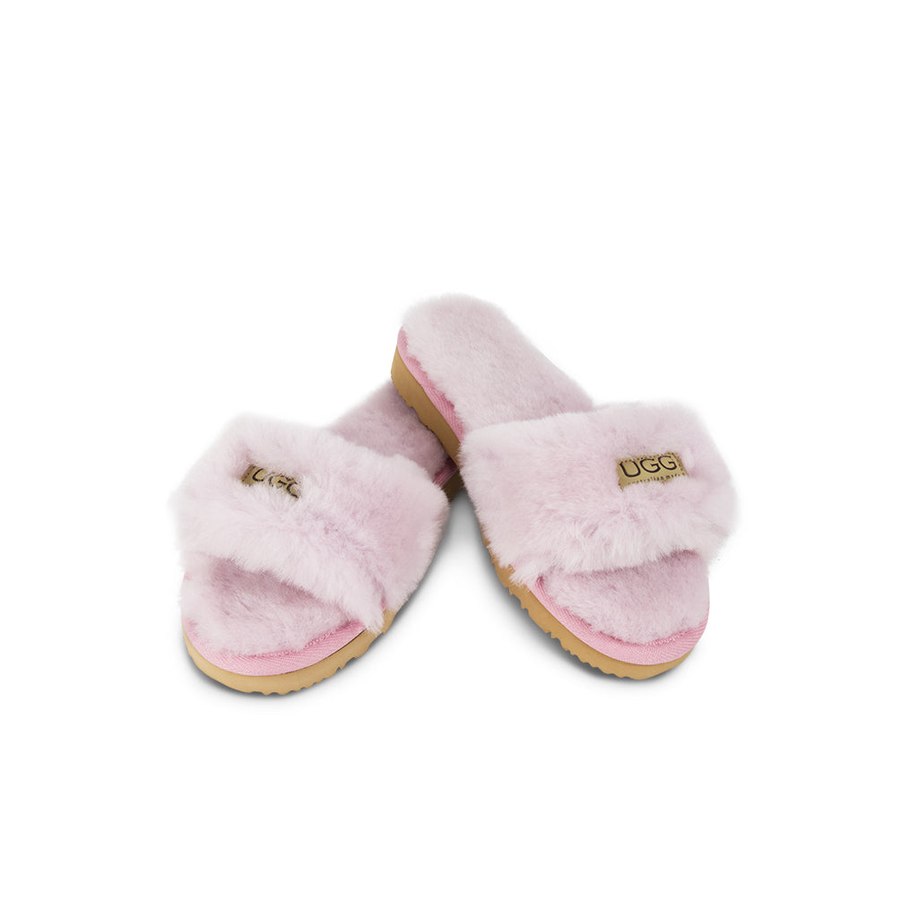Baby ugg fur slides on sale