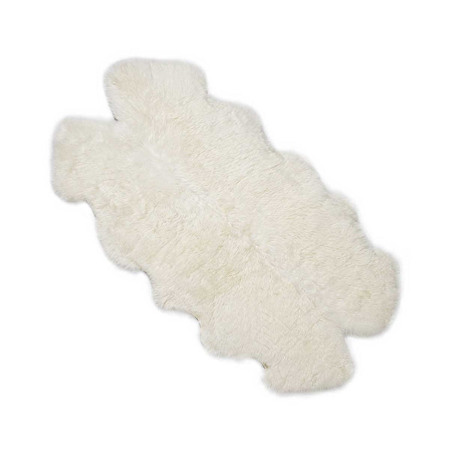 Ivory white Quad sheepskin rug online sale by UGG Australian Made Since 1974