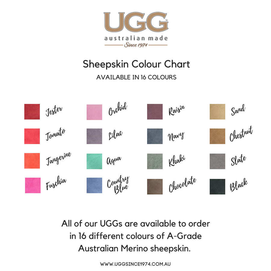 UGG Colour Chart 